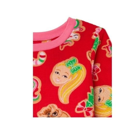 JoJo Siwa Christmas Girls Long Sleeve Pajamas JoJo Siwa PJS Size 4 5 - Picture 3 of 4